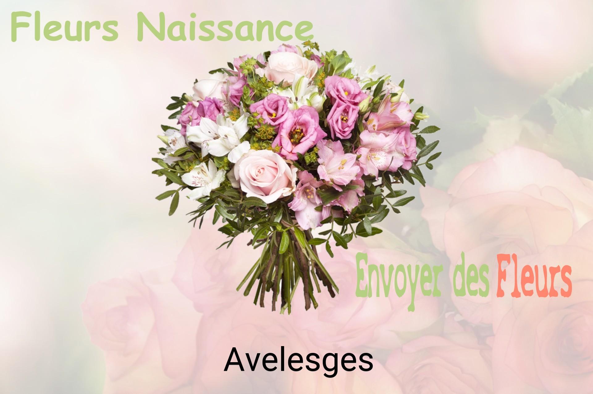 Bouquet de fleurs de naissance livré à Avelesges